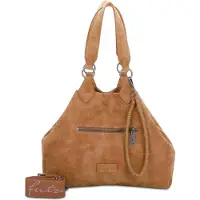 Fritzi aus Preußen sac à épaule bandoulière sac à épaule Rub Iggi01 Shoulder Bag Cracker marron clair