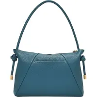 Fossil Cuir sac à épaule Willa Leather Shoulder Bag Drizzle bleu