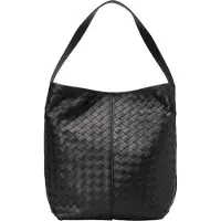 Marc O'Polo Cuir sac à épaule Peija Hobo Bag Black noir