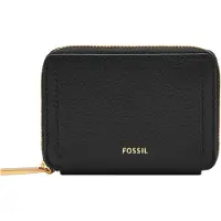 Fossil étui pour carte de crédit Logan Zip Around Card Case RFID Black noir