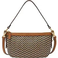 Fossil sac à épaule bandoulière sac à épaule Jolie Small Crossbody Natural Black brun