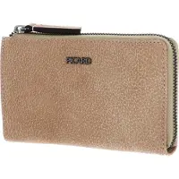PICARD Cuir porte-monnaie Lesotho 1 Zip Wallet Cookie beige