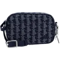 Lacoste sac à épaule bandoulière Daily Lifestyle Seasonal Slim Crossover Bag Mono Marine 166 Laponie bleu marine