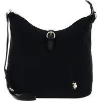 U.S. POLO ASSN. sac à épaule Houston Hobo Bag Black noir