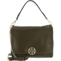 Roeckl sports ROECKL Cuir sac à épaule bandoulière Soho Crossover Small Moss olive