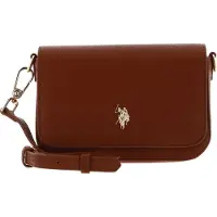 U.S. POLO ASSN. sac à épaule bandoulière Mansion Flap Crossbody Bag Tan brun