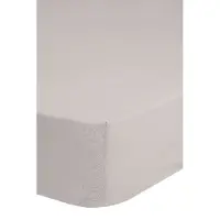 Bonjour Drap-housse 90x200 cm Beige clair
