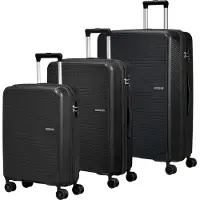 American Tourister trolley Summer Hit 3 PC Set A Black noir 76cm