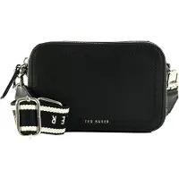 Ted Baker Cuir sac à épaule bandoulière Linzie Webbing Leather Crossbody Camera Bag Black noir