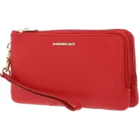 Mandarina Duck Mellow Leather Fzp80 Woman Wallet Rouge Femme