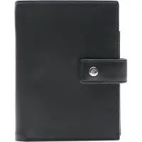 Esquire Cuir porte-monnaie Rome Wallet High Black noir