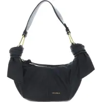 Coccinelle Furoshiki Large cuir noir, nœuds, ferrure dorée
