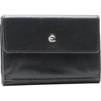 Esquire Cuir porte-monnaie Toscana Lady Wallet Black noir