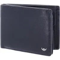Golden Head Cuir porte-monnaie Capri RFID Protect Scheintasche mit Geheimfach 1159 Blau bleu marine