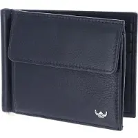 Golden Head Cuir porte-monnaie pince à billets Capri RFID Protect Clip-Scheintasche 1921 Blau bleu marine