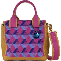 Oilily sac à main sac à épaule bandoulière Stien Mini Tote Fuchsia Red multicolore