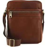 Saddler sac à épaule bandoulière Valle Messenger Bag Midbrown brun