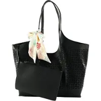 PICARD sac shopper sac à épaule Menton City Shopper Black noir