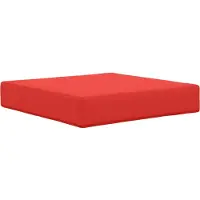 vidaXL Coussin De Canapé D'extérieur 3 Pcs Rouge Polyester