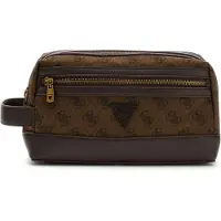 GUESS Berlin Small Wash Bag Marron