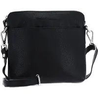 Bruno Banani Cuir sac à épaule sac à épaule bandoulière Crossbody Bag Black noir