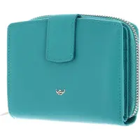 Golden Head Cuir porte-monnaie Madrid RFID Protect Billfold Coin Wallet Turquoise