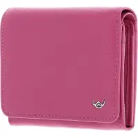Golden Head Cuir porte-monnaie Madrid RFID Protect Zipped Billfold Coin Wallet Fuchsia rose