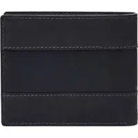 Fossil étui pour carte de crédit Everett Bifold Flip ID Midnight Navy bleu marine