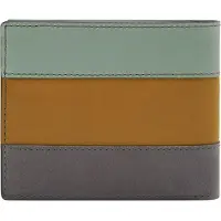 Fossil Cuir étui pour carte de crédit Everett Bifold Card Case Sage brun vert