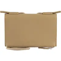 Marc O'Polo Cuir pochette tour de cou porte-monnaie Fiona Cellphone Bag Wheat Field marron clair