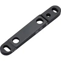 BBB Adaptateur Cycling PowerMount FM pour fixation post-mount, 140/160 mm, noir - robuste, fiable...