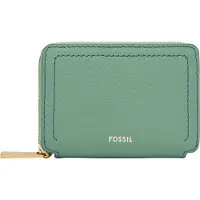 Fossil étui pour carte de crédit Logan Zip Around Card Case RFID Mist vert