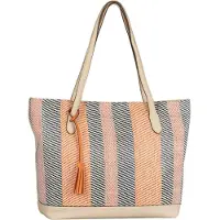 Gabor sacs à main Annett, Zip shopper L, stripes multi, multicolore