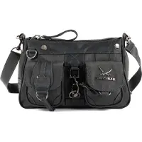 Sansibar sac à épaule bandoulière sac à épaule Calima Zip Bag Anthracite