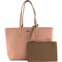 Lacoste sac à épaule sac shopper Anna Shopping Bag Rose Tan Antler saumon