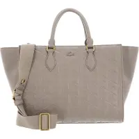 Lacoste Cuir sac à épaule sac à main Top Handle Bag Simply Taupe beige