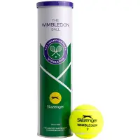 Slazenger Wimbledon Tennis Balls Box Jaune 18 x 4 Balls