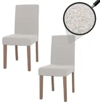 MCW Chaise de salle à manger Littau Bouclé (lot de 2)