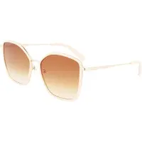Longchamp Lo685s N Woman Sunglasses Blanc Rose Gold 2/CAT3 Femme