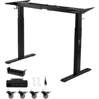Vevor Pied Bureau Assis Debout Double Moteur