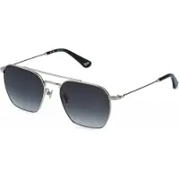 Police Splr72-560579 Sunglasses Argenté Smoke Gradient/CAT3 Homme