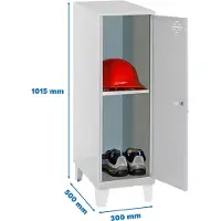 Simonlocker Montadas Casier Dism.mini+ban+pies 1015x300x500 Mm
