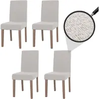 MCW Chaise de salle à manger Littau Bouclé (lot de 4)