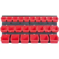 Prosperplast Panneau suspendu avec 24 boîtes à outils ORDERLINE 800x165x400