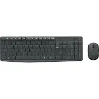 Logitech Mk235 Wireless Keyboard And Mouse German Gris
