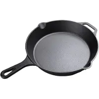 Koock Amsterdam Poêle en fonte Skillet, 25 cm, compatible avec toutes les sources de chaleur
