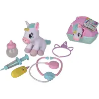 Simba Mallette de médecin avec licorne en peluche