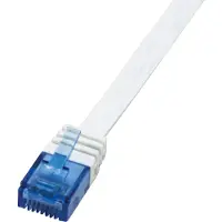2Direct CAT 6A SlimLine Câble patch plat U/UTP blanc 15 m