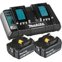 Makita 199484-8 Kit source d'énergie Li 18V 2x6Ah
