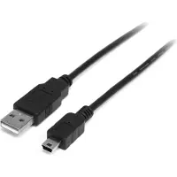 StarTech.com Câble USB 2.0 A vers Mini B de 50 cm - Cordon USB vers Mini USB - M/M - Noir - câble USB - 50 cm